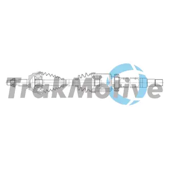 FORD Напіввісь передня права TRANSIT CONNECT 1.5 TDCi 15- TRAKMOTIVE 302381