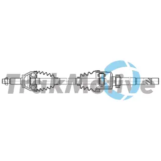 OPEL Напіввісь передня права VIVARO B (X82) 1.6 CDTI 15-19, RENAULT TRAFIC III 1.6 dCi 120 14- TRAKMOTIVE 302591