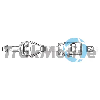 FORD Напіввісь передня права FOCUS IV (HN) 1.0 EcoBoost mHEV Flex 22- TRAKMOTIVE 302610