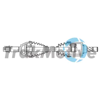 NISSAN Напіввісь передн. лів. QASHQAI / QASHQAI +2 I 2.0 07-13 TRAKMOTIVE 302619 Ниссан Qashqai j10