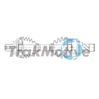 RENAULT Напіввісь задн. права TWINGO III 1.0 SCe 75 19- TRAKMOTIVE 302656 Smart Forfour