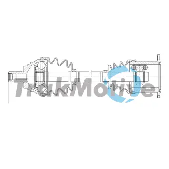 AUDI Напіввісь передн. лів. A3 (8V1, 8VK) 2.0 TDI 13-16, SEAT LEON 2.0 TDI 12-20, SKODA OCTAVIA III 2.0 TDI 12-20, VW GOLF VII 2.0 GTD 13-20 TRAKMOTIVE 302685