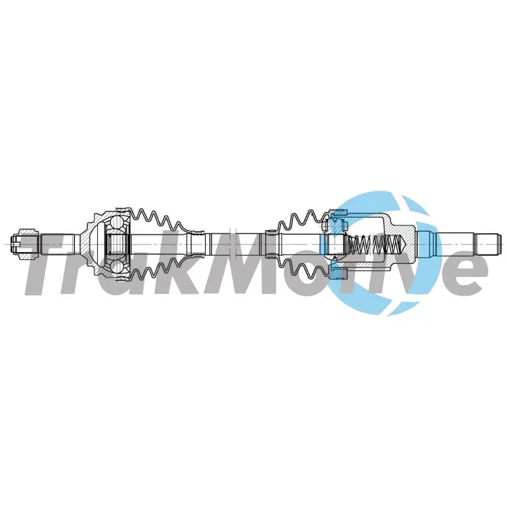 CITROEN Напіввісь передн. права C3 / C3 ORIGIN III (SX) 1.2 PureTech 82 18-, PEUGEOT 208 I 1.2 THP 110 13-19 TRAKMOTIVE 30-2959 (фото 1)