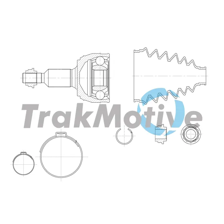 VW К-кт ШРКШ CADDY III 1.2 TSI 10-15 TRAKMOTIVE 400975 (фото 1)