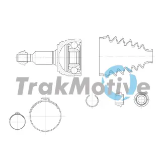 VW К-кт ШРКШ CADDY III 1.2 TSI 10-15 TRAKMOTIVE 400975