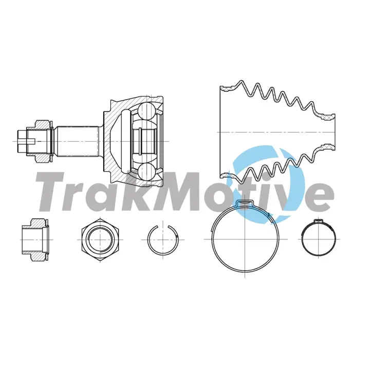 JEEP К-кт ШРКШ RENEGADE VAN (BU, B1) 1.4 14- TRAKMOTIVE 40-0979