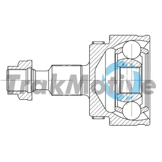 DB ШРУС наружный к-кт 26/30 зуб. M-CLASS (W163) ML 230 98-05, M-CLASS (W163) ML 400 CDI 01-05, M-CLASS (W163) ML 55 AMG 00-05 TRAKMOTIVE 401032