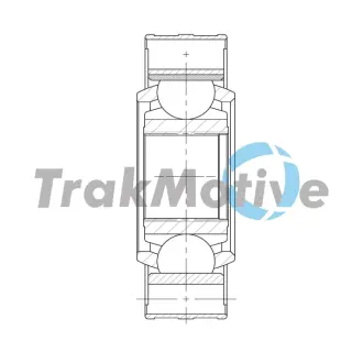 VW К-кт ШРКШ внутріш. MULTIVAN T5 2.0 BiTDI 4motion 09-15 TRAKMOTIVE 450307