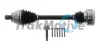 AUDI Полуось лев. L=535mm, L2=550mm 36 зуб. A3 1.4 TFSI 07-12, VW GOLF VI 1.2 TSI 08-12 TRAKMOTIVE 301690
