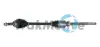CITROEN Полуось прав. L=1076mm 28/37 зуб. Jumper 2.5TD 94- TRAKMOTIVE 30-0308