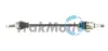 CITROEN Полуось прав. L=838,5mm 23/24 зуб. C1 1.0 05-14, PEUGEOT 107 1.0 05-14, TOYOTA AYGO 1.0 05-14 TRAKMOTIVE 300986 (фото 1)