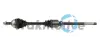 CITROEN Полуось прав. с ABS L=872mm 25/24 зуб. XSARA Break 2.0 HDi 109 01-05, ZX Break 1.9 TD 93-97 TRAKMOTIVE 30-0185