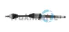 DB Полуось прав.с АКПП L=950mm, L2=1015,5 25/27 зуб.W169/245 TRAKMOTIVE 30-1734