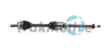 FIAT Полуось правая L=927mm 25/24 зуб.Doblo 1.3D/1.9D 01- TRAKMOTIVE 30-1124