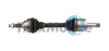 OPEL Полуось лев. L=587mm 33/27 зуб. Astra G 2,2DTI, Zafira A TRAKMOTIVE 300565