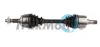 OPEL Полуось лів. L=597mm 33/34 зуб. с ABS 29 зуб. MERIVA A (X03) 1.7 CDTI 03-10 TRAKMOTIVE 300576