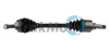 PEUGEOT Полуось лев. L=610,5mm 21/22 зуб. 206 98-12 TRAKMOTIVE 30-0583