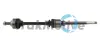 PEUGEOT Полуось прав. с ABS L=888,5mm 25/24 зуб. 206 CC 2.0 S16 00-07 TRAKMOTIVE 300596