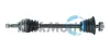 RENAULT Полуось лев.с ABS L=630,5mm 23 зуб. CLIO II (BB_, CB_) 1.5 dCi 01-05, KANGOO Express (FC0/1_) 1.5 dCi 03-, NISSAN KUBISTAR Фургон (X76) 1.5 dCi 03-09 TRAKMOTIVE 30-0830 (фото 1)