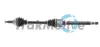 RENAULT Полуось прав. L=886mm 23/26 зуб. Logan 1.5dCi,MCV,Sandero TRAKMOTIVE 300340