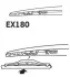 TRICO ExactFit Rear Щітка склоочисника,задня OEM (180мм) trico EX180
