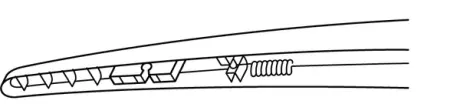 TRICO ExactFit Rear Щітка склоочисника,задня OEM (180мм) trico EX180
