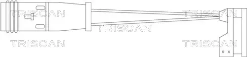 TRISCAN DB датчик (2 шт!) гальм. колодок задн. Sprinter 06- triscan 8115 10010