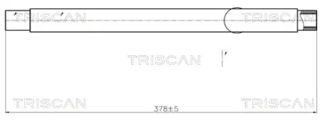 Патрубок triscan 851611008