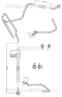 TRISCAN VW Гідравлічний шланг ГУР 98-, SKODA, SEAT Triscan 8516 29004
