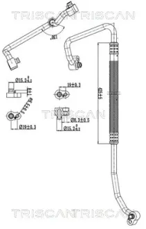 Патрубок Triscan 901029029