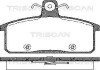 Колодки гальмівні передні / задні triscan 811069012