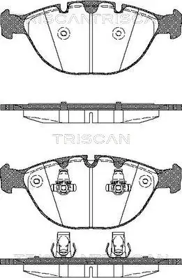Передние тормозные колодки triscan 811011011