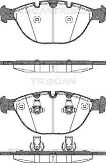 Передние тормозные колодки triscan 811011011