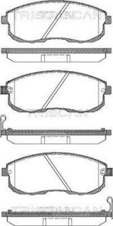 Передние тормозные колодки triscan 811014013 на Ниссан Максима а33 qx