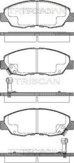 Передні тормозні (гальмівні) колодки triscan 811040972