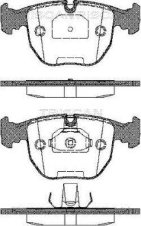 Тормозні (гальмівні) колодки triscan 8110 11006 на Бмв Х3 е83