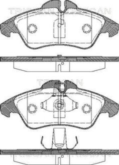 Тормозные колодки triscan 8110 23008 на Мерседес Sprinter w901/w905