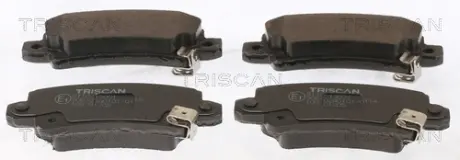 Задні тормозні (гальмівні) колодки triscan 811013031 Тойота Королла е120