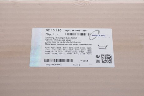 Прокладка крышки trucktec Automotive 0210193