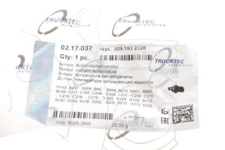 Датчик температуры trucktec Automotive 0217037