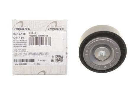 Відвідний/напрямний ролик, поліклиновий ремінь trucktec Automotive 0219418