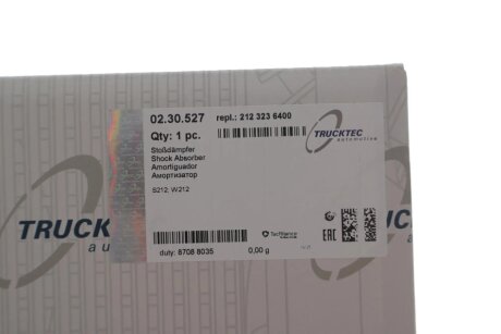 Амортизатор trucktec Automotive 0230527