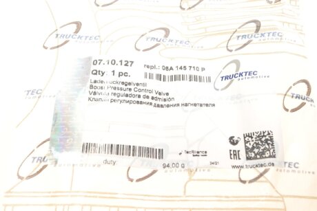 Клапан регулировки trucktec Automotive 0710127