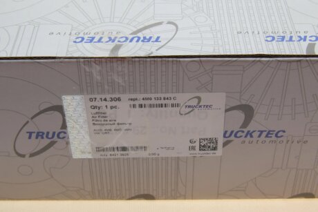 Фільтр повітряний trucktec Automotive 0714306