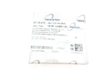 Шків для поліклинового ременя trucktec Automotive 0719210