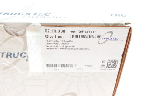 Термостат trucktec Automotive 0719338