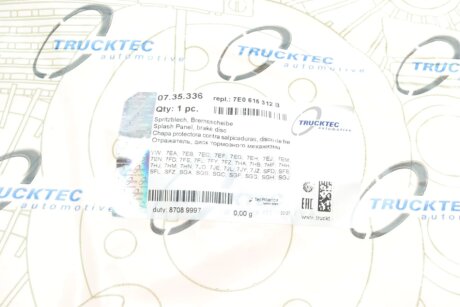 Захист колодок trucktec Automotive 0735336