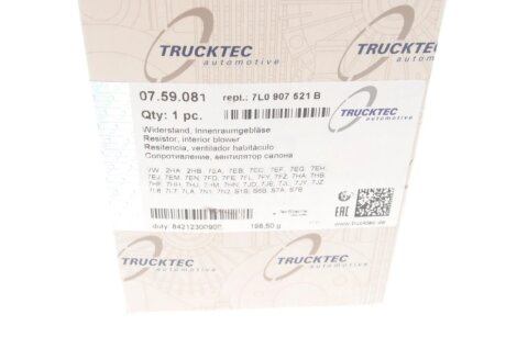 Реостат trucktec Automotive 0759081