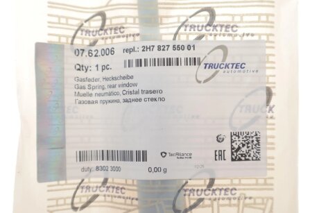 Газова пружина trucktec Automotive 0762006