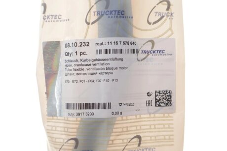 Шланг, продування картера trucktec Automotive 0810232